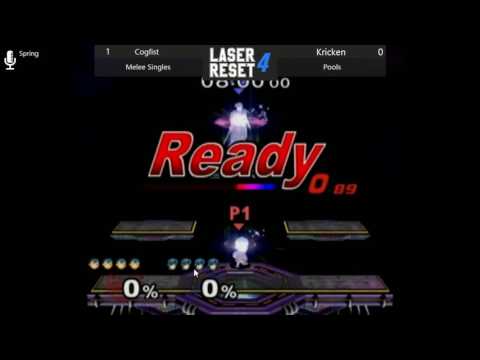 Laser Reset 4 - Melee Singles - Cogfist vs. Kriken - Pools