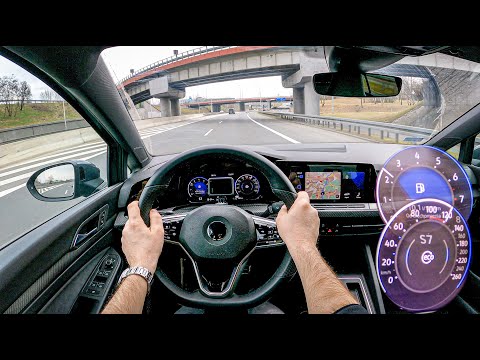 New VW Golf VIII R-Line (1.5 150HP) | POV Test Drive #723 Joe Black