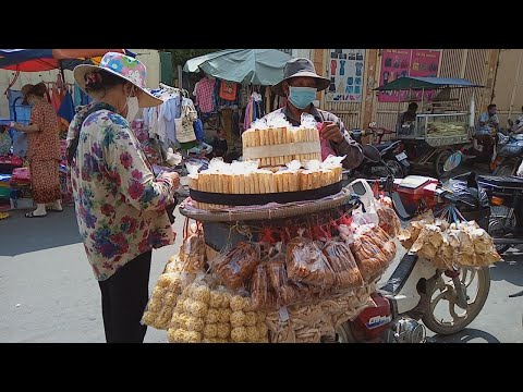 Phnom Penh Street Food - Cambodian Market Food Compilation - Food View In The market