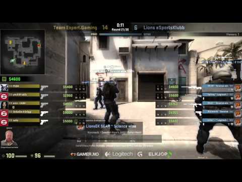 Expert-Gaming vs LionsEK Splætta - Logitech Counter-Strike: GO Series - 1 divisjon, høsten 2014Cas