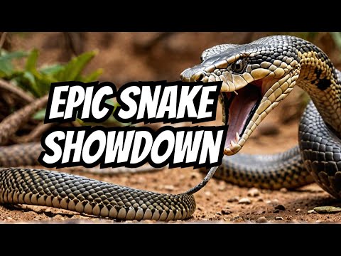 Battle Of The Snakes: King Cobra vs Mulga Snake