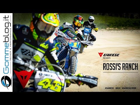 Valentino Rossi vs Guy Martin AWESOME DUEL at the Ranch
