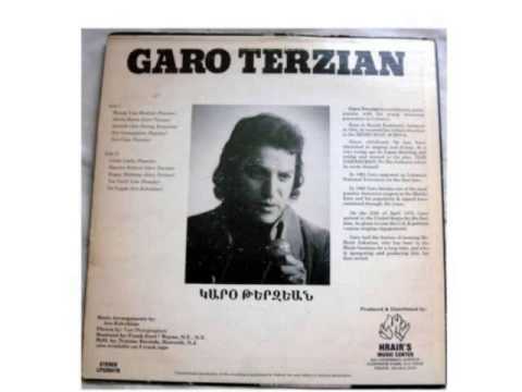 Armenian Song Yes Gharip Yem (Garo Terzian)