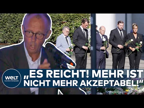 NACH SOLINGEN: "Barer Unfug!" Merz trifft sich mit Scholz – CDU fordert Ende der "Symbolpolitik"