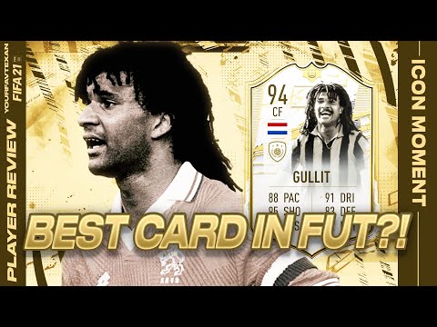 THIS CARD IS BROKEN!! FIFA 21 ICON MOMENTS GULLIT 94 PLAYER REVIEW - RUUD GULLIT 94 FUT 21 GAMEPLAY