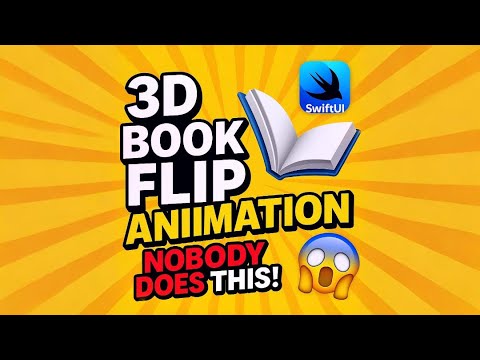 INSANE SwiftUI 3D Book Flip Animation! (No One's Teaching This...) 🤯 | Build Stunning Book App UI