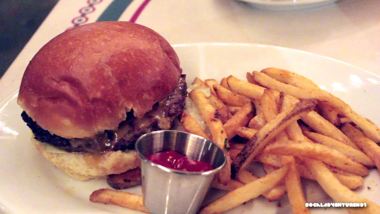 HD - Newly Refurbished Carnation Cafe at Disneyland - Famous Main Street Cheeseburger