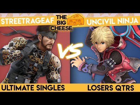 TBC 24 - StreetRageAF (Snake) vs. Uncivil Ninja (Shulk) - Losers Quarters - Smash Ultimate