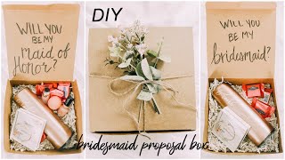 DIY BRIDESMAID PROPOSAL BOXES | HOW I ASKED MY BRIDESMAIDS!