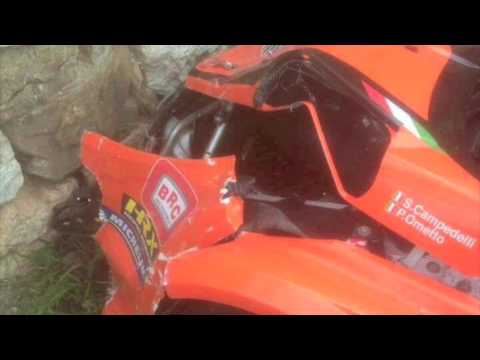 Video Rally Crash Simone Campedelli