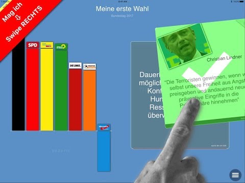 Meine Erste Wahl iPad / iOS Produkt Video
