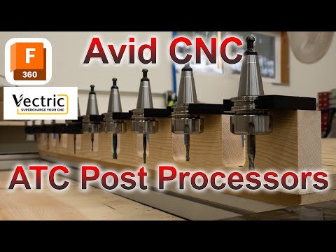 CNC Build Ep 9: ATC Post Processor Mods for Vectric VCarve and Fusion 360 / Adding M6 / G43