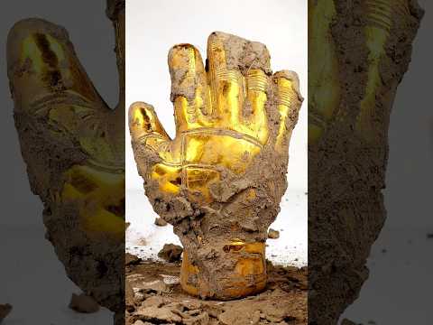 Cleaning The World's DIRTIEST Golden Glove Trophy!