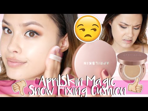 WORTH THE HYPE? AprilSkin Magic Snow Fixing Cushion Review