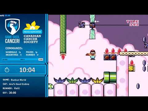 Game Over, Cancer! 2020 - Bun Bun World (Any% Good Ending) [Ketil] 23:37