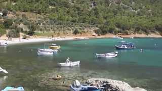 preview picture of video 'Griechenland - Insel Samos - Bucht von Mourtia'
