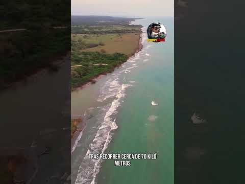 Desembocadura del río Canalete en Puerto escondido, Córdoba