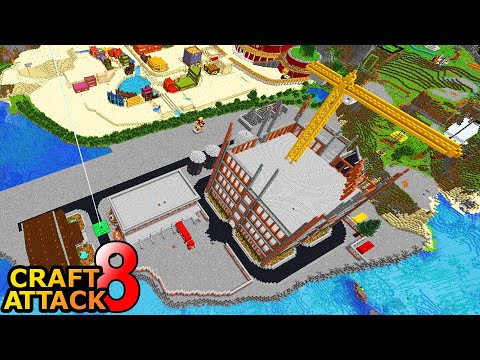 KOMPLETTE Spark Industries BASE TOUR! - Minecraft Craft Attack 8 #129