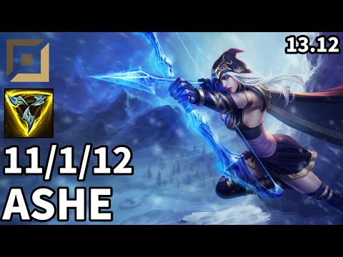 Ashe ADC vs Ezreal - EUW Master | Patch 13.12