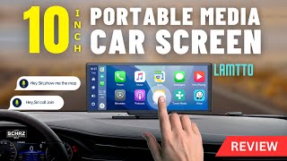 New 10 inch Portable Car Screen - LAMTTO RC06A  🌟  UNBOXING REVIEW