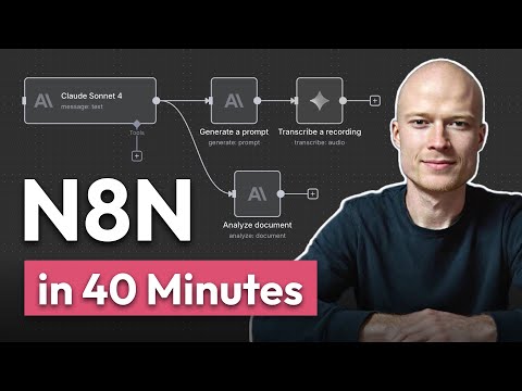 N8N Tutorial For Beginners 2025 (Your First Automation)