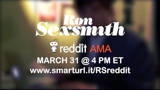 Ron Sexsmith - Reddit AMA - March 31 @ 4PM ET