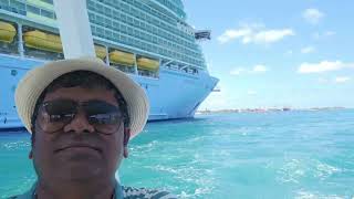 Celebrity Cruise standing in the Nassau port