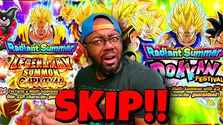 DO NOT SUMMON ON THE RADIANT SUMMER DOKKAN & CARNIVAL BANNERS