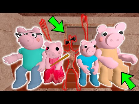 Siren Head vs Piggy Family Challenge - Funny Horror Animation Parody (Part 50)