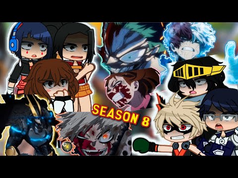 Class 1-A react to FUTURE/SEASON 8 || MHA || Gacha react 🇧🇷🇺🇸