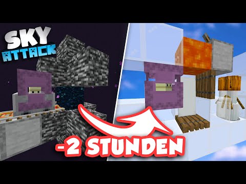 Ich bringe eine SHULKER in die OVERWORLD! Shulkerfarm 1/2 - SkyAttack #35