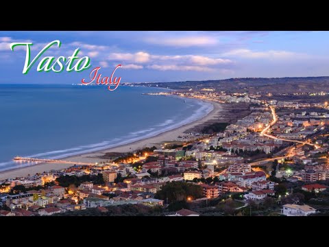 Vasto: Unveiling the Beauty of the Coastal Italian Gem (Vasto Abruzzo Italy) Drone, 4k