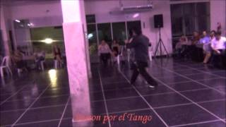 ANITA MONTEAGUDO y PABLO RETAMAR bailando el tango EL ADIOS en FLOREAL MILONGA