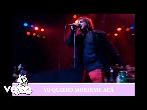 Video thumbnail for Yo Quiero Morirme Acá (Live)