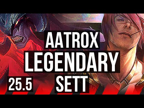 AATROX vs SETT (TOP) | 10/0/6, Legendary | EUW Challenger | 25.5