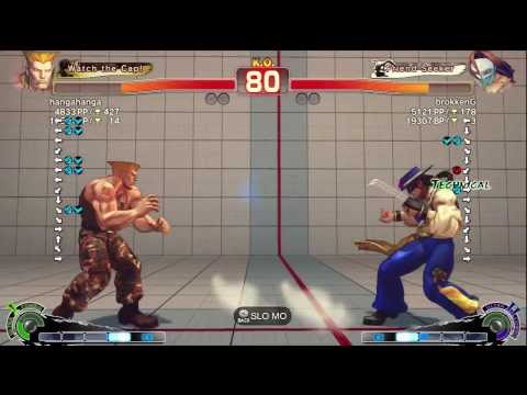 HangaHanga (Guile) vs Tsubapy (Vega) - AE 2012 Ranked Match *720p HD*