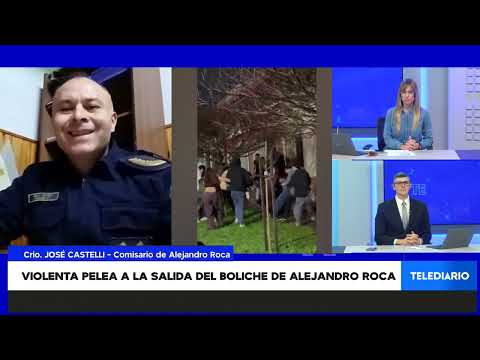 🚨 Pelea masiva en Alejandro Roca: cinco jóvenes heridos en la madrugada