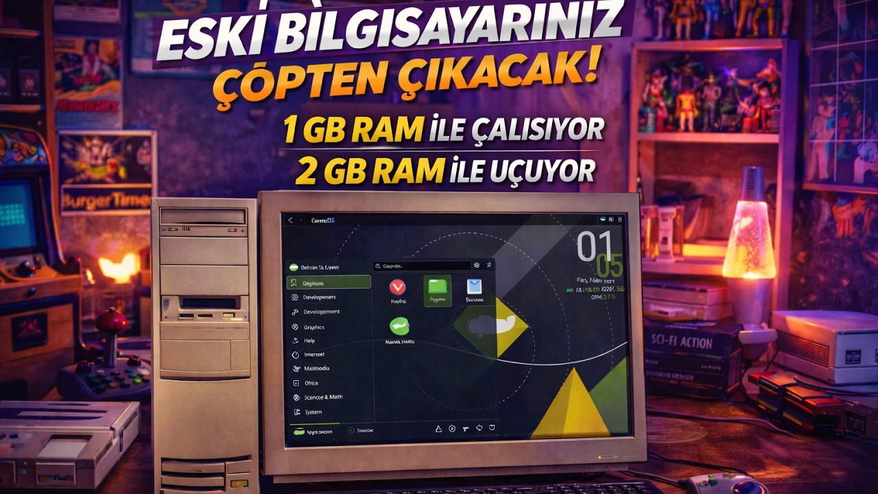 1 GB RAM YETİYOR! 2 GB RAM ile UÇUYOR! CuerdOS İnceleme