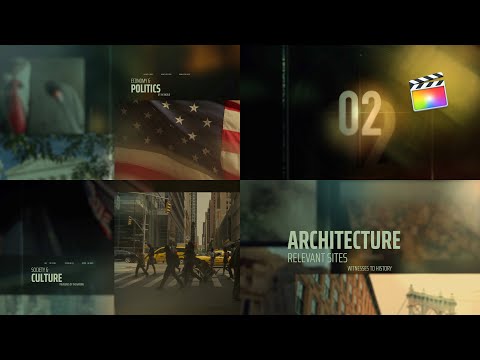 Historical Modular Template for Apple Motion & FCPX - MotionVFX