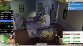 Sims 4 Speedrun: Max Cooking Skill in 3:15 (former WR)