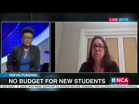 NSFAS No budget for new students