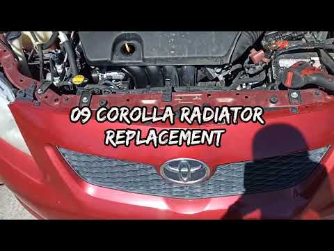 09 Toyota Corolla: Radiator Replacement