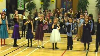 Kids doing Hokey Pokey