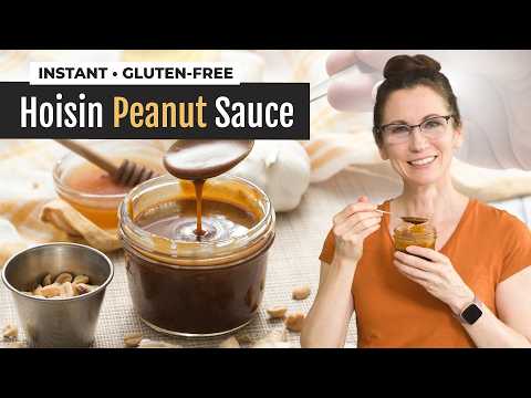 EASY Hoisin Peanut Butter Sauce, Dressing or Dip