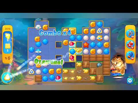 Fishdom 2022, no Boosters,   2170  level  -  прохождение без бустеров,   2170  уровень.