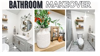 BATHROOM DESIGN MAKEOVER | Bathroom design, DIY