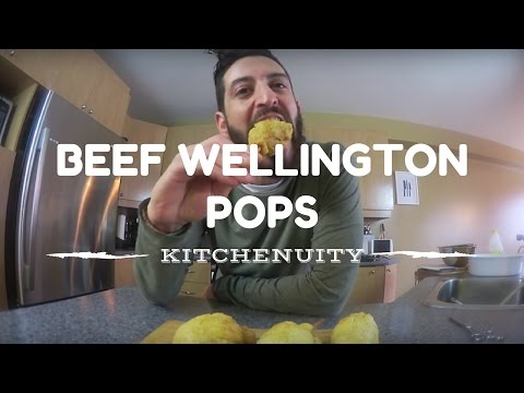 How To Make Beef Wellington Pops | Kitchenuity