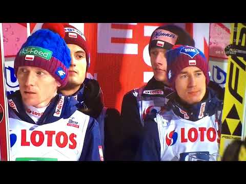 Puchar Świata w Zakopanem 2018 r. - podium Polaków
