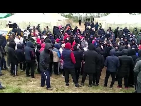 Мигранты живут в палатках на российско-казахстанской границе