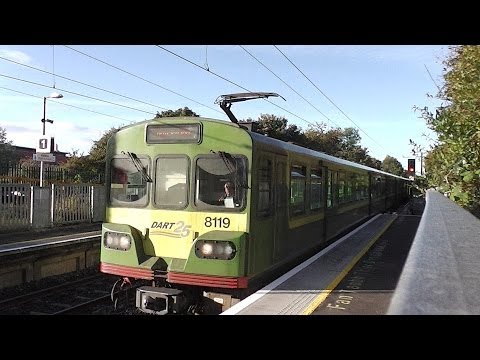 IE 8100 Class Dart Train number 8119 - Raheny Station, Dublin